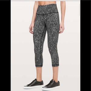 Lululemon Wunder Under Crop (High-Rise) *21"